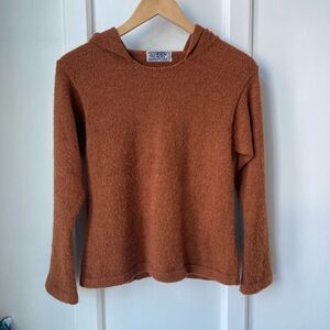 Mexicali Blues |Cozy Orange Alpaca Hoodie